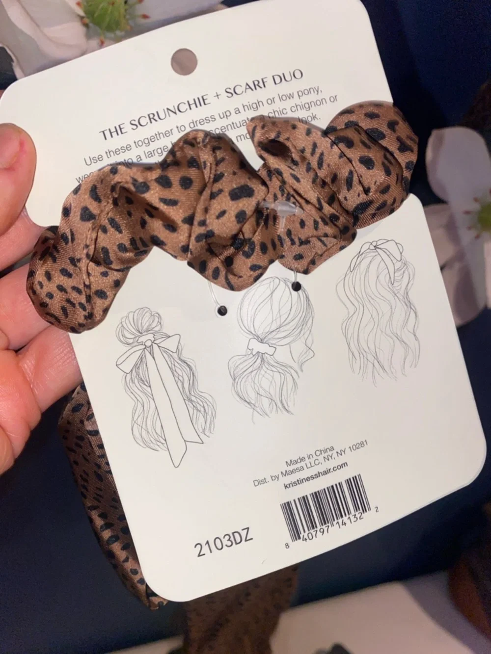 Kristin Ess Padded Vegan‎ Leather Headbands & Scrunchie/Scarf Hair Accessories